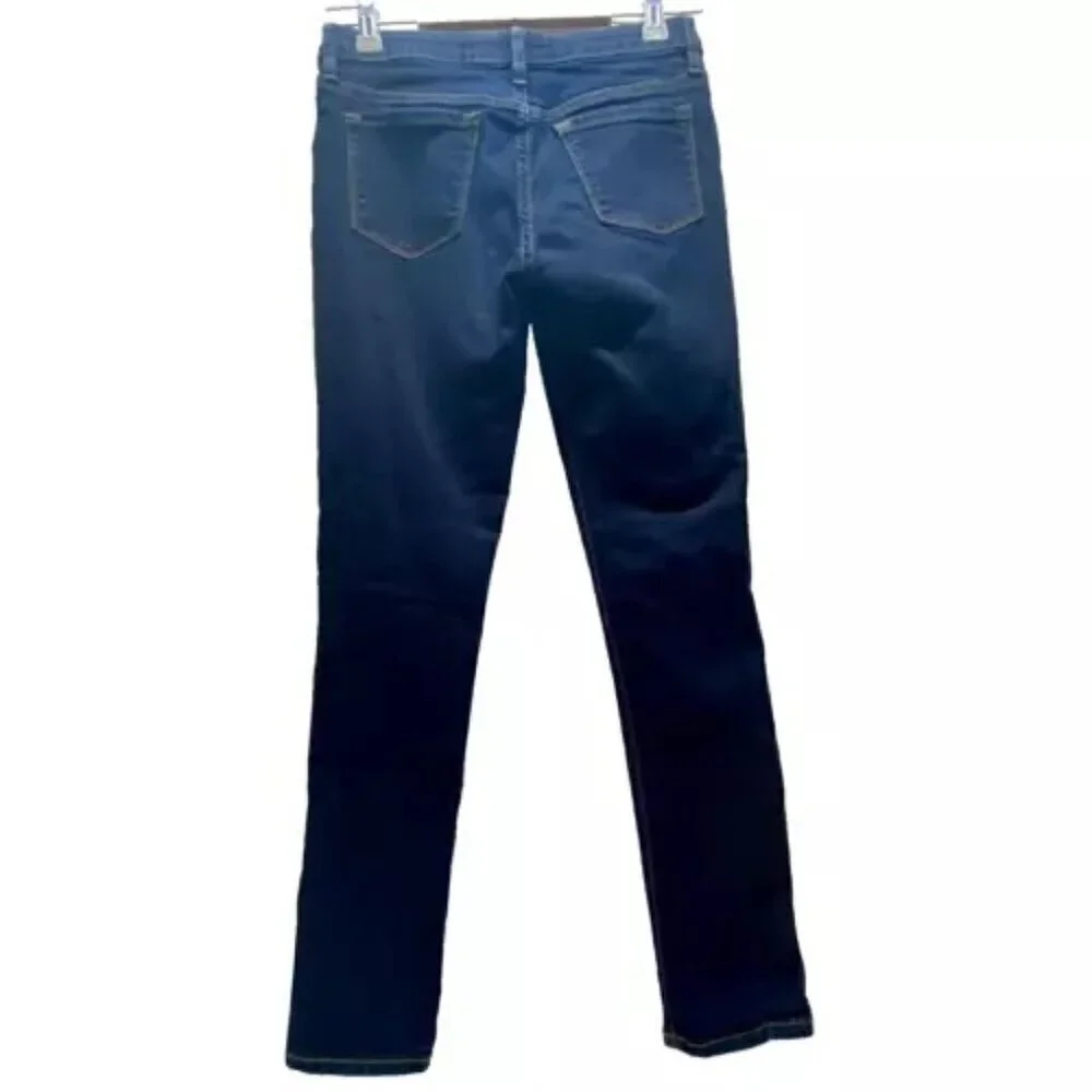 Gap Denim Jeans Girls Size 14 Regular Stretch Super Skinny Dark‎ Wash EUC
